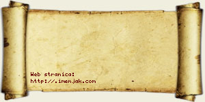 Angelina Stojaković vizit kartica