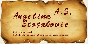 Angelina Stojaković vizit kartica